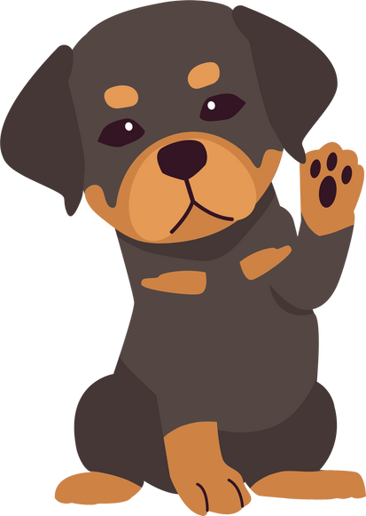 Cute Puppy Illustration